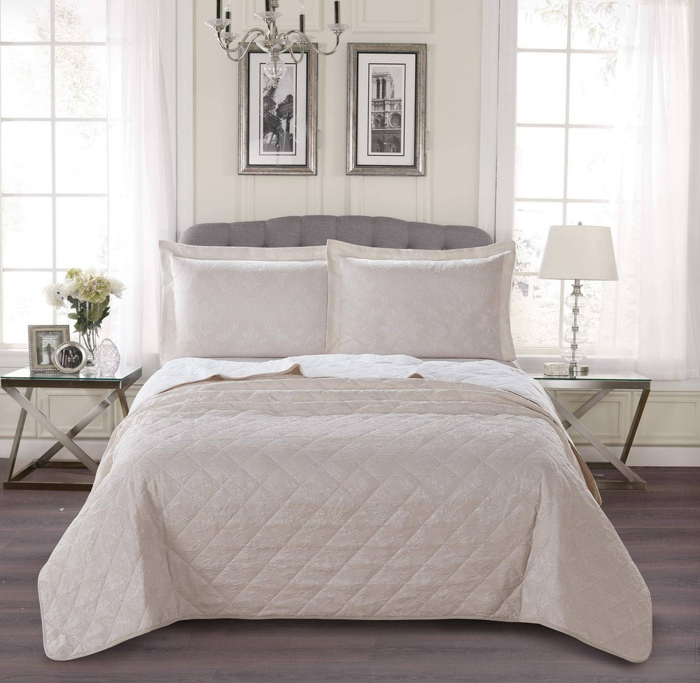 Покрывало 240х260 Sofi De MarkO Лукерия молоко