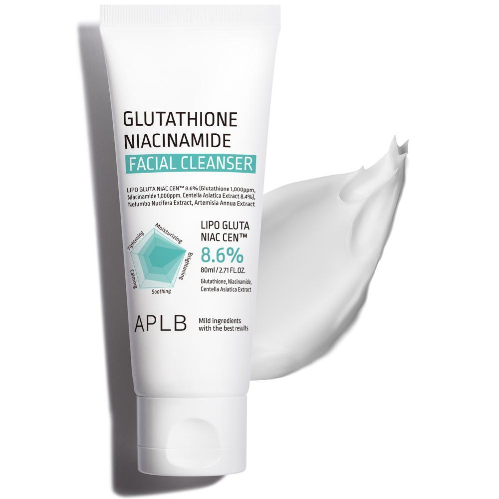 APLB Glutathione Niacinamide Facial Cleanser пенка глубокоочищающая с глутатионом и ниацинамидом