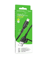 Кабель USB - Lightning BOROFONE BX91 (черный) 1м