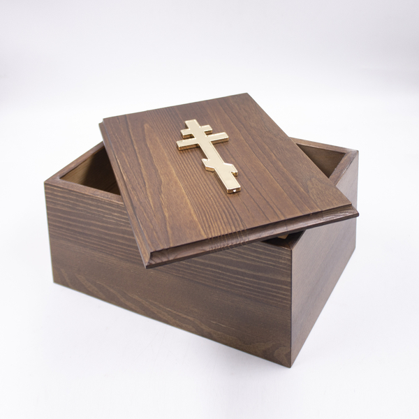 Урна для праха биоразлагаемая сосна "Ларец"