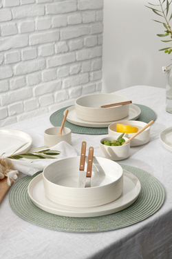 ASA Тарелка re:glaze sparkling white глубиной 19 см