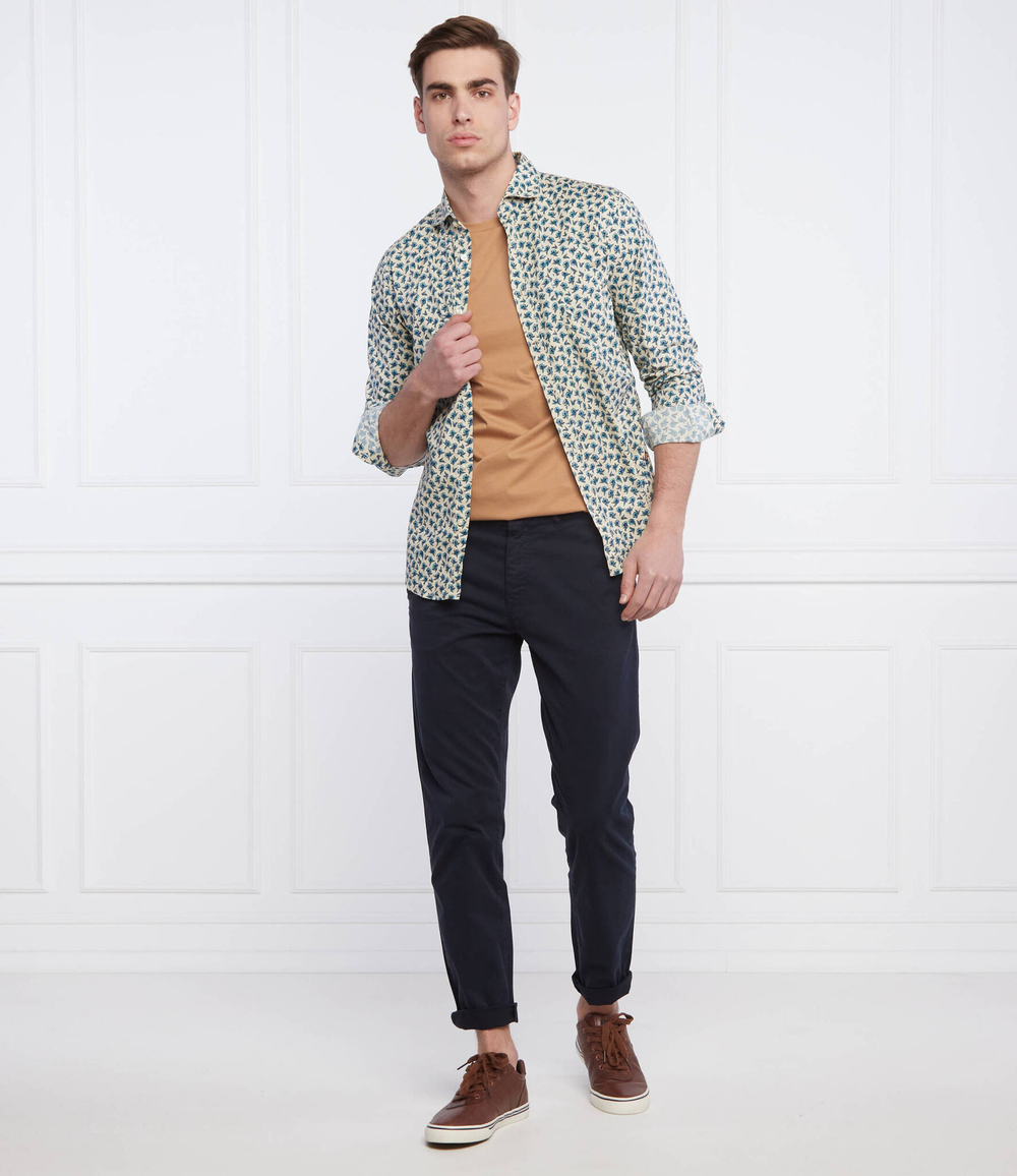 чиносы schino-taber BOSS ORANGE - темно-синий(50470797)