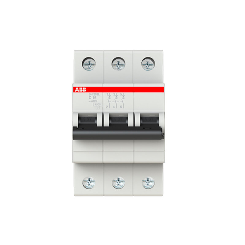 Автоматический модульный выключатель ABB 3п C SH203L 4.5кА 16А 2CDS243001R0164