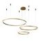 Подвесной светодиодный светильник Crystal Lux Fortuna SP158W Led Gold