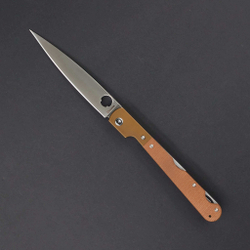 Нож складной Daggerr Corso Brown Micarta Satin