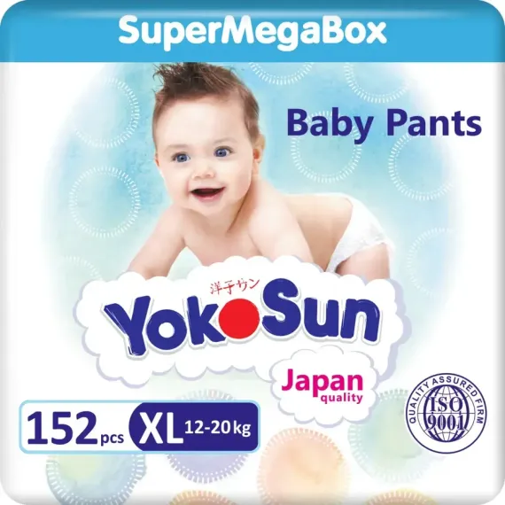 Трусики YokoSun XL (12-20 кг) 152 шт.