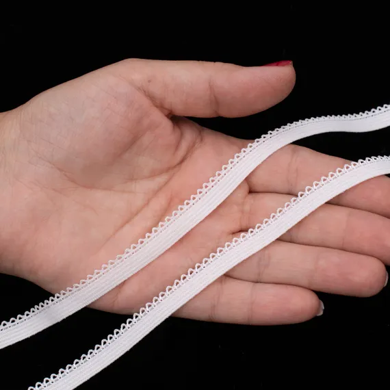 Резинка отделочная молочная 9 мм (цв. 004), K-94/9