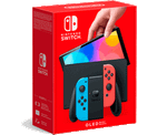 Nintendo Switch OLED  Красный\Синий  (64Gb) NeW