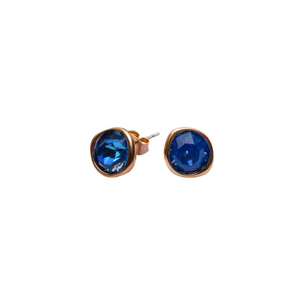 Серьги-пусеты Fiore Luna Royal Blue Delite A1909.23 BL/RG