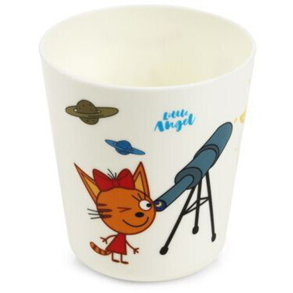 Детский стакан Три кота «Космическое путешествие», 270мл