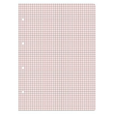 Блок сменный для тетрадей А5 50л. клетка, на кольцах, розовый (Альт)