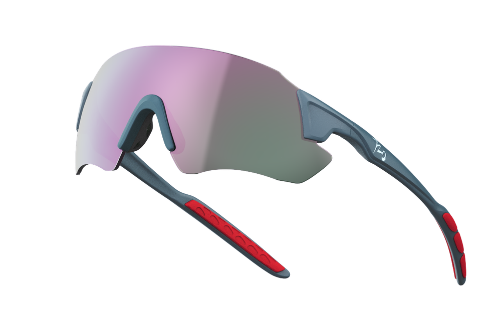 Спортивные очки 720armour Kamikaze + / Matte Teal Blue / HC Violet Pink Lens