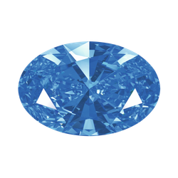 Фианит Овал от 3х2 до 8х5 мм