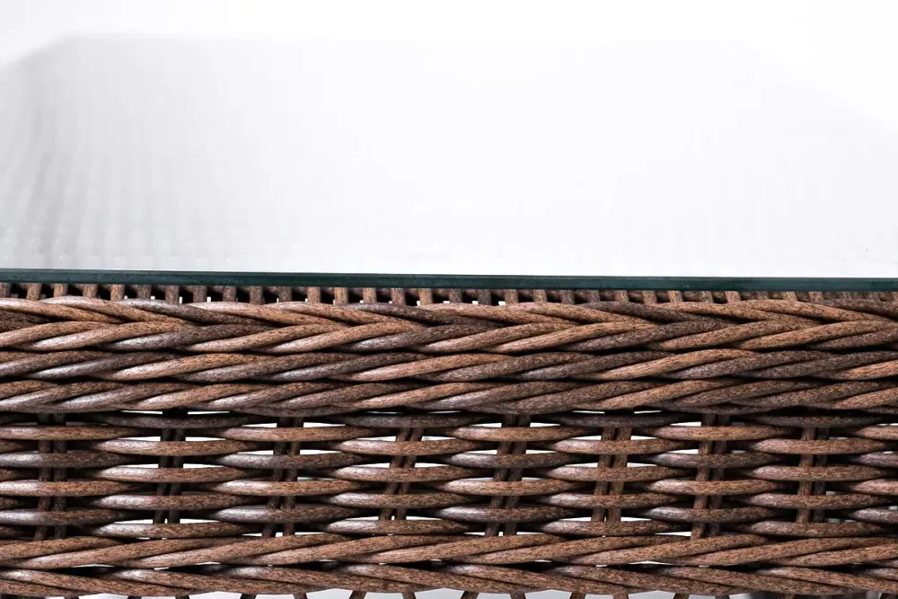 "Асти" лаунж-зона из искусственного ротанга на 4 персоны, цвет коричневый