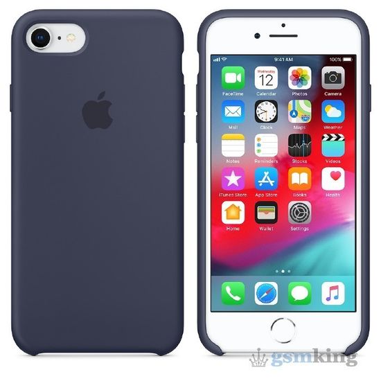 Silicone Case iPhone 7 | 8 | SE 2020 | 2022 Midnight Blue (Темно-синий)