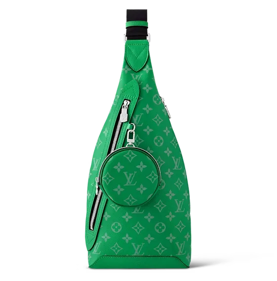 Сумка-слинг Louis Vuitton Duo канва Taigarama Green