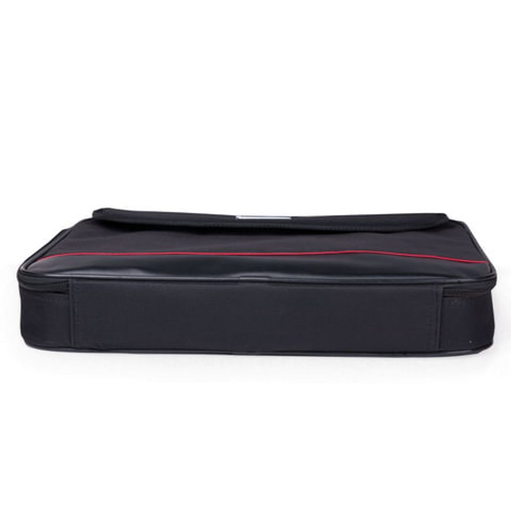 Сумка деловая BRAUBERG с отделением для ноутбука 15,6", "Profi", откидная крышка, черная, 40х30х7 см, 240441