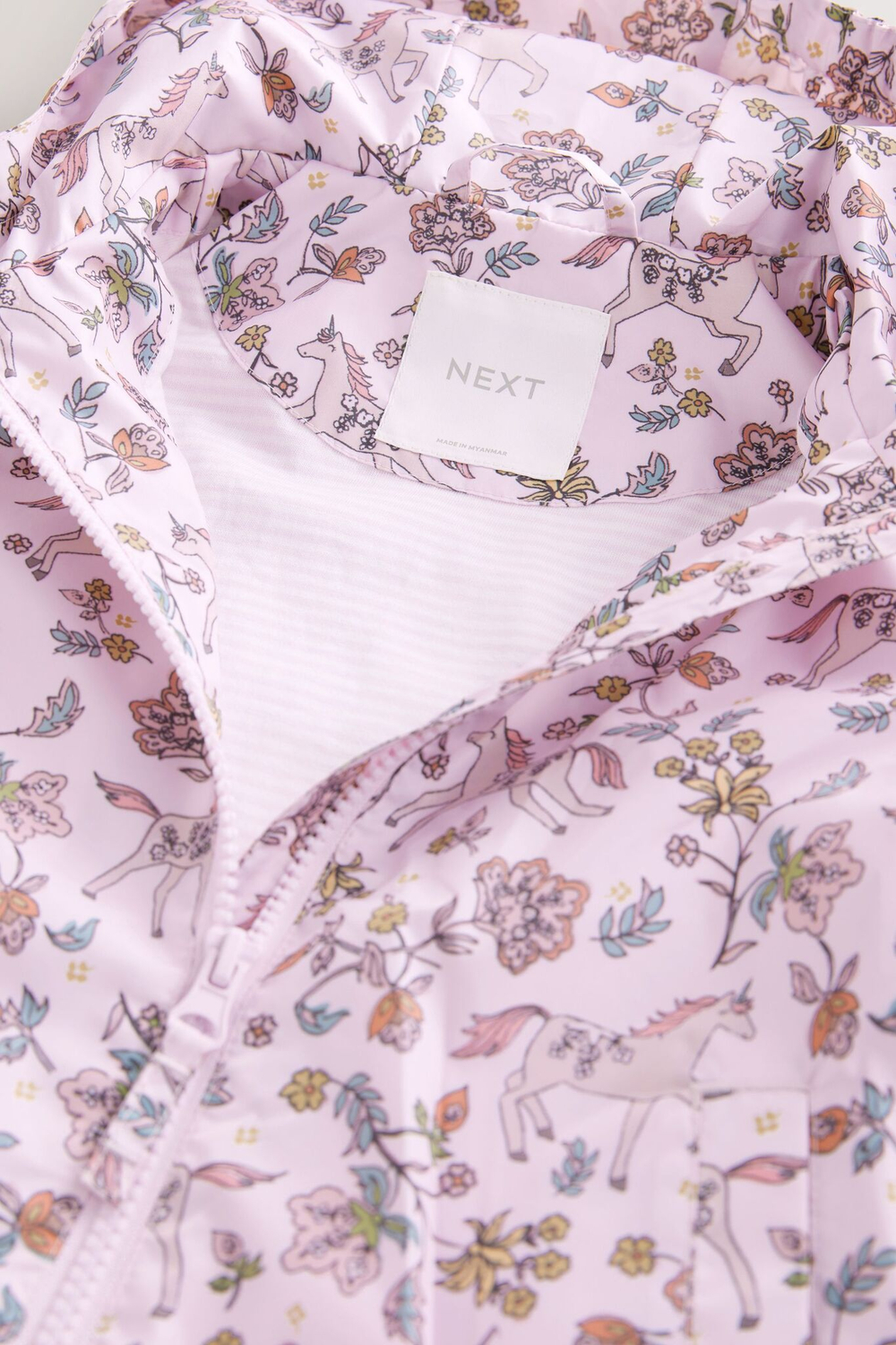 Дождевик с хлопковой подкладкой для девочки Next E25-120, Розовый