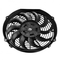 Электровентилятор 12 В, 280 мм, 80 Вт, тип В-на радиатора/нагнетание, 850 м3/час