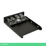 Планка на переднюю панель корпуса ExeGate U3H-621 (EX283578RUS)