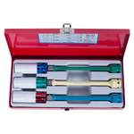 KING TONY (4406MX) Набор глубоких ударных торцевых головок и торсионных удлинителей 1/2", 17, 19, 21 мм