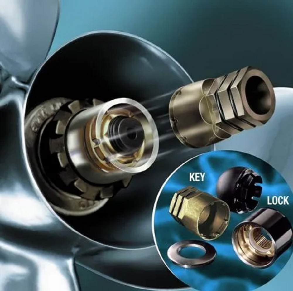 Секретка McGard на вал винта M18x1.5 (Yamaha / Honda от 75лс, Suzuki от 40лс)