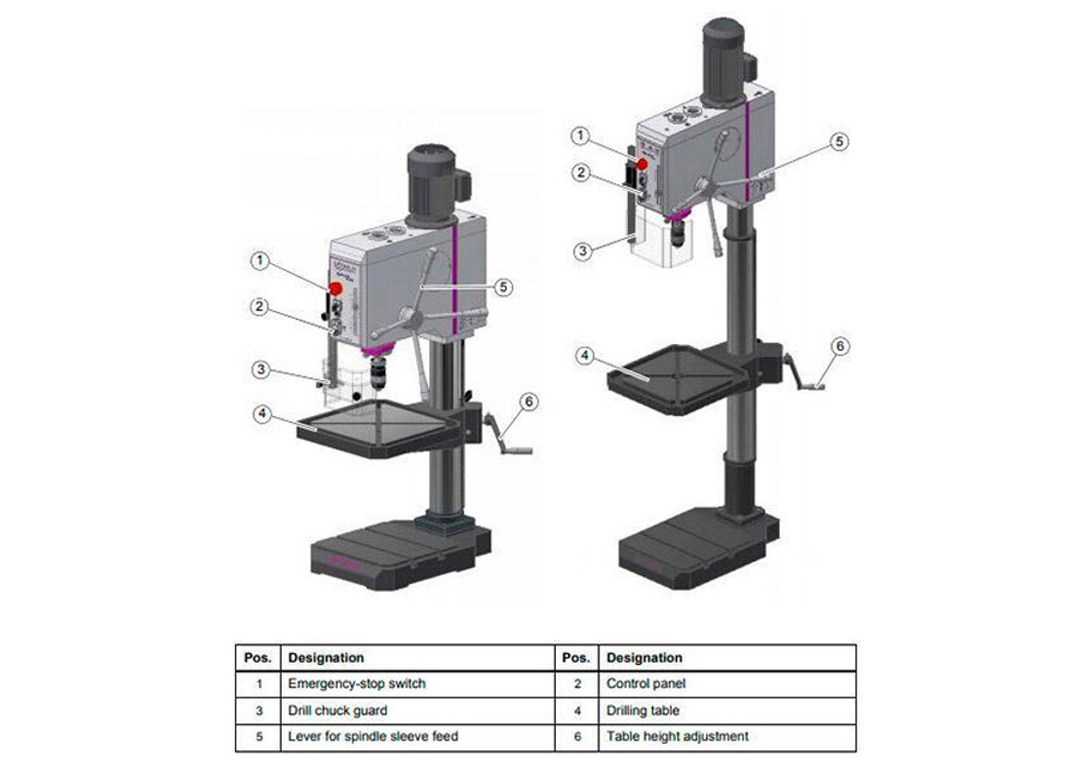 Вертикально-сверлильный станок OPTIdrill DH 28GS