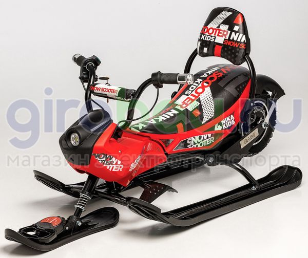 Детский электроснегокат BARS Arctic - Красный