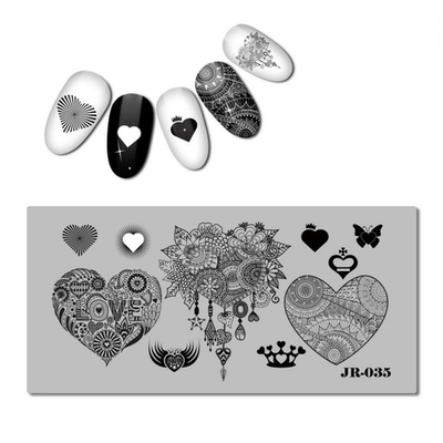 Пластина для стемпинга JR035*