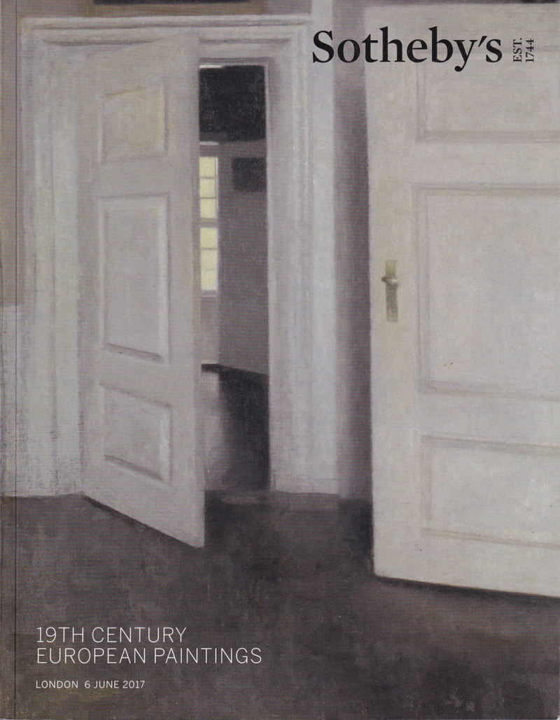 Каталог аукциона Sotheby’s, Лондон, Европейская живопись XIX века от 6 июня 2017 года