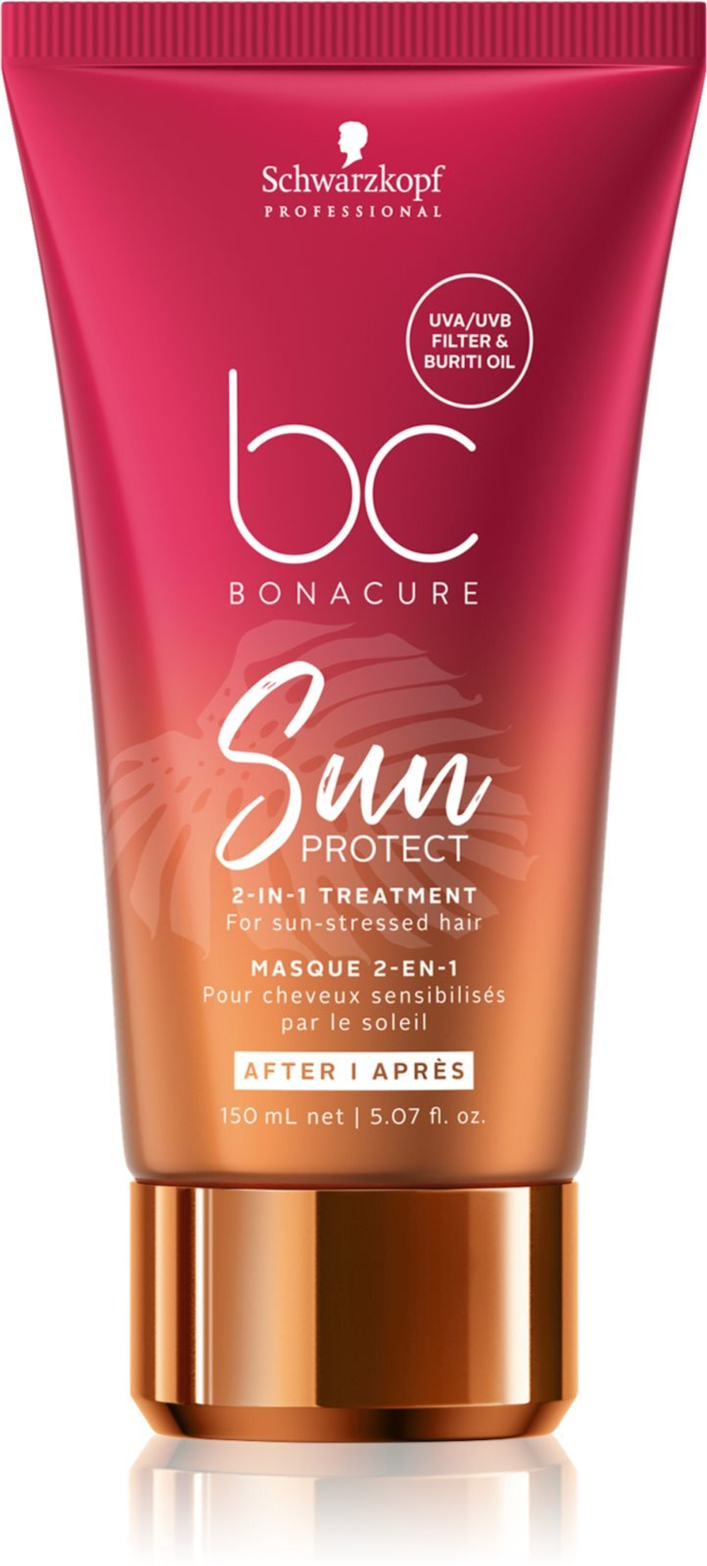 Schwarzkopf Professional BC Bonacure Sun Protect 2-IN-1 Treatment - Регенерирующее и укрепляющее средство 2-в-1 /   150  ml  / GTIN 4045787462371