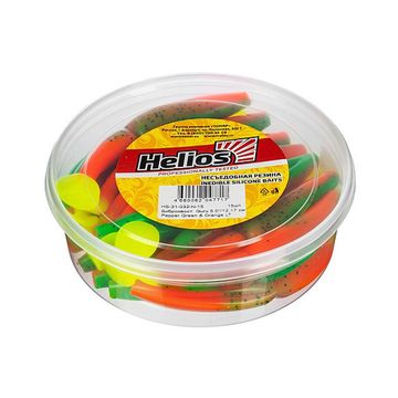 Виброхвост несъедоб. Guru 5,0'/12,7 см Pepper Green & Orange LT 15шт. (HS-31-032-N-15) Helios