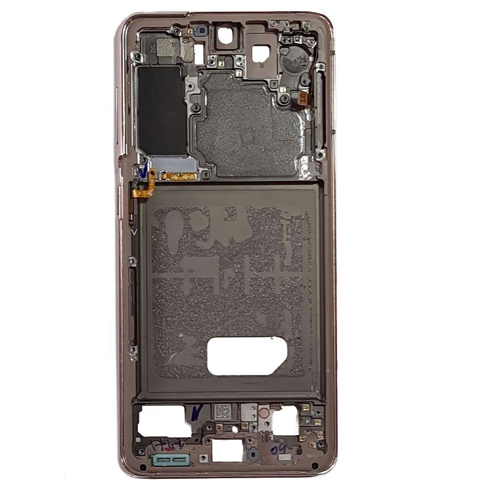 Рамка дисплея для телефона Samsung S21 (SM-G991B), Rose Gold