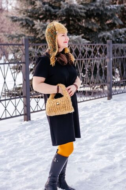 МК Сумка из FORESTA, пряжа FORESTA и DELIZIA от O’YARN