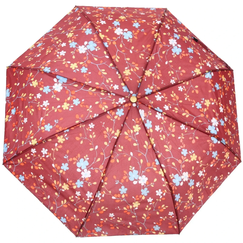 Зонт женский полуавтомат «Лагуна», микс 6 цветов, 8 спиц, d-100см, длина в слож. виде 30см