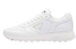 PRADA Prax 01 Sneakers Re Nylon Brushed Leather White White