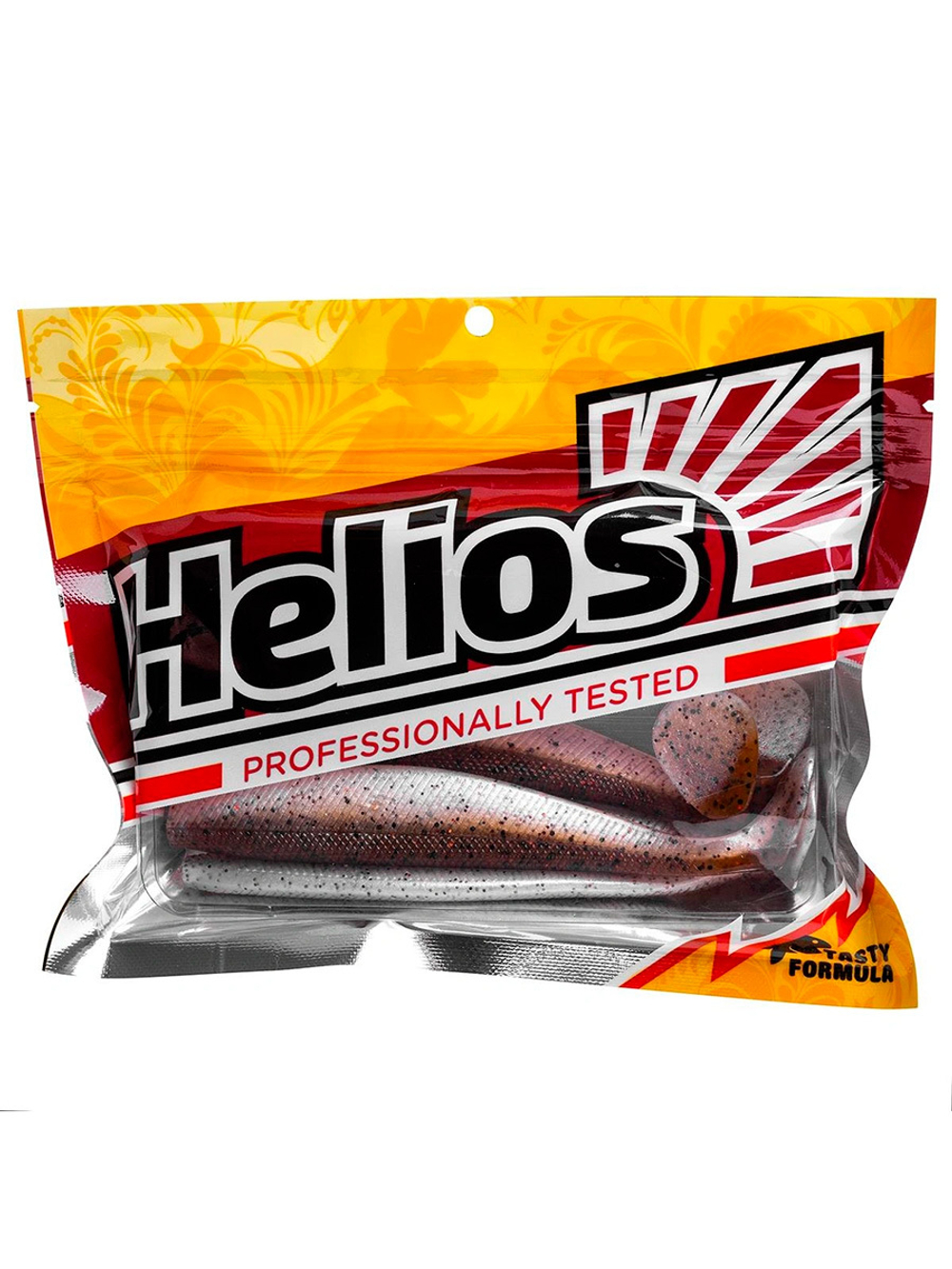 Виброхвост Helios Trofey 5.5"/14см Red Lemon 4шт. (HS-25-050)