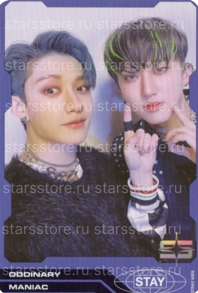 Фотокарта юнитная Bang Chan & Changbin STRAY KIDS - ODDINARY Фотокарта юнитная Bang Chan & Changbin STRAY KIDS - ODDINARY