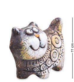 КоКо Шамель KK-157 Фигурка «Кот-Цветочный» шамот