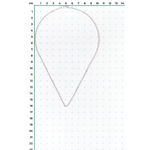 Цепь из белого золота (плетение якорное) Артикул: 21-4111-060-1120-17