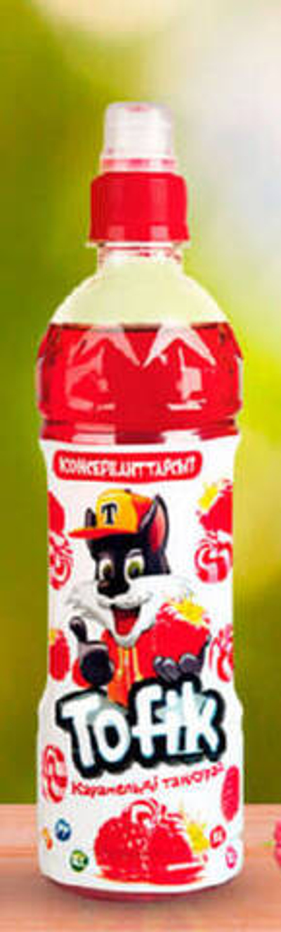 Напиток без газа Tofik Карамель Малина 0,5 л