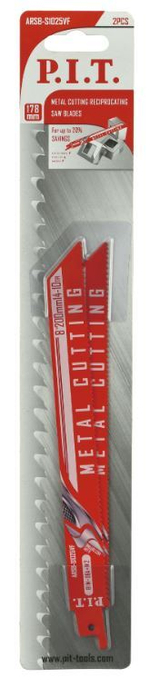 Полотна для сабельной пилы по мет. 2шт S1025VF / 178мм / ARSB-S1025VF