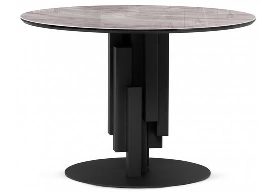 Стул полубарный Albert, кожа белый