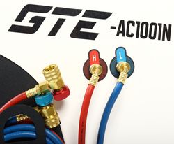 GTE (GTE-AC1001N) Установка для заправки автомобильных кондиционеров 13.6л полуавтомат. с подогревом баллона