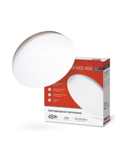 Светильник светодиодный DECO НОЧНОЕ НЕБО 48Вт 6500К 4320лм 230В 380х55мм IN HOME 4690612038667