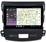 Магнитола для Mitsubishi Outlander XL, Peugeot 4007, Citroen C-Crosser - Carmedia OL-9636 QLed+2K, Android 13, TS20, CarPlay, 4G SIM-слот