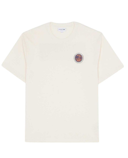 Теннисная футболка Lacoste Multi Print Jersey - ecru white