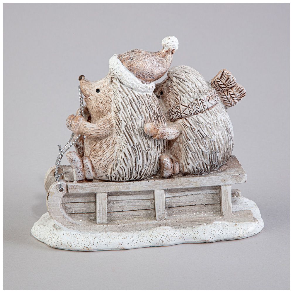 СТАТУЭТКА "ЕЖИКИ" 12Х5,5Х10 СМ