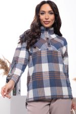 Рубашка "Капитолина" (джинс) Б7518 LT Collection (Акция)