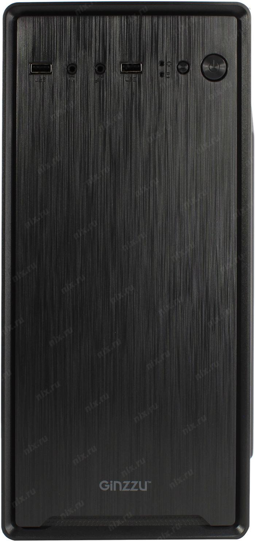 Корпус Minitower Ginzzu B180 MicroATX 450W (24+4пин)